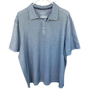 Nat Nast Polo Shirt Mens XXL 2X Blue Gray Short Sleeve Luxury Original